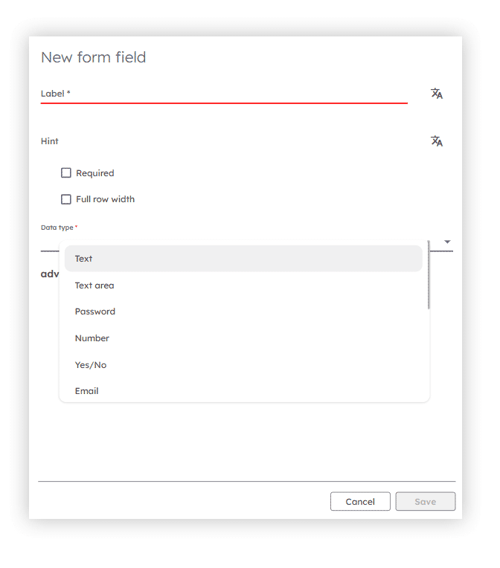 Create custom event data forms with BeGuest using multiple field types for attendee information collection