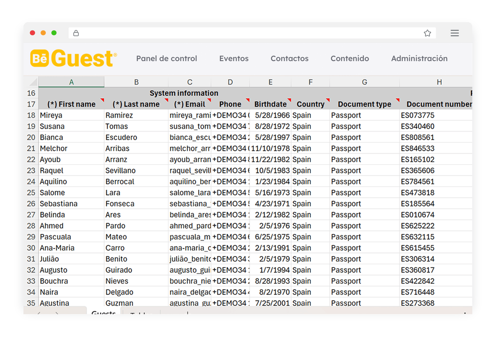 Exportar datos de eventos en Excel para análisis detallado de asistentes y rendimiento del evento Exportar datos de eventos en Excel para análisis detallado de asistentes y rendimiento del evento