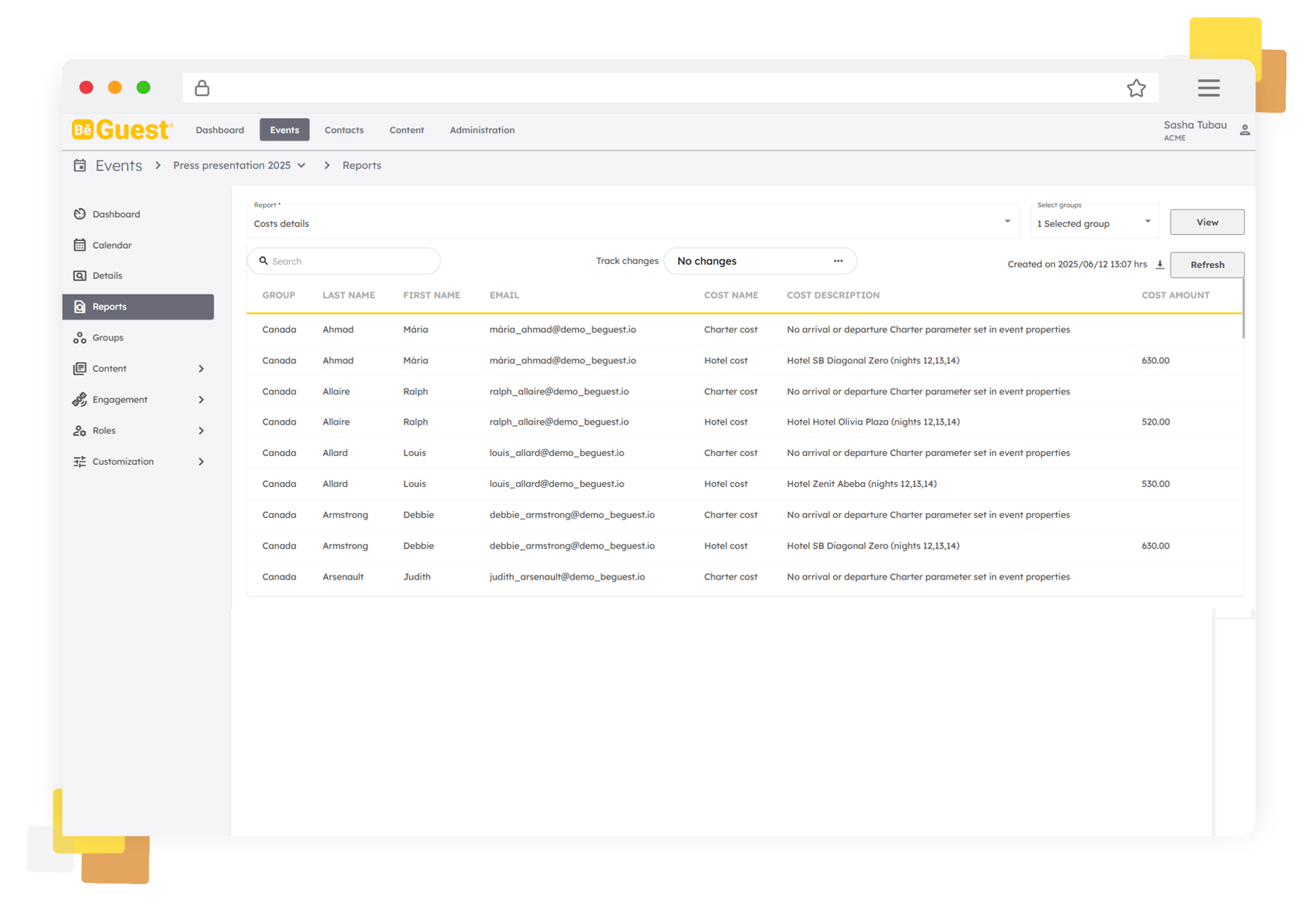 BeGuest event cost tracking dashboard to monitor expenses and stay within budget in real time BeGuest event cost tracking dashboard to monitor expenses and stay within budget in real time