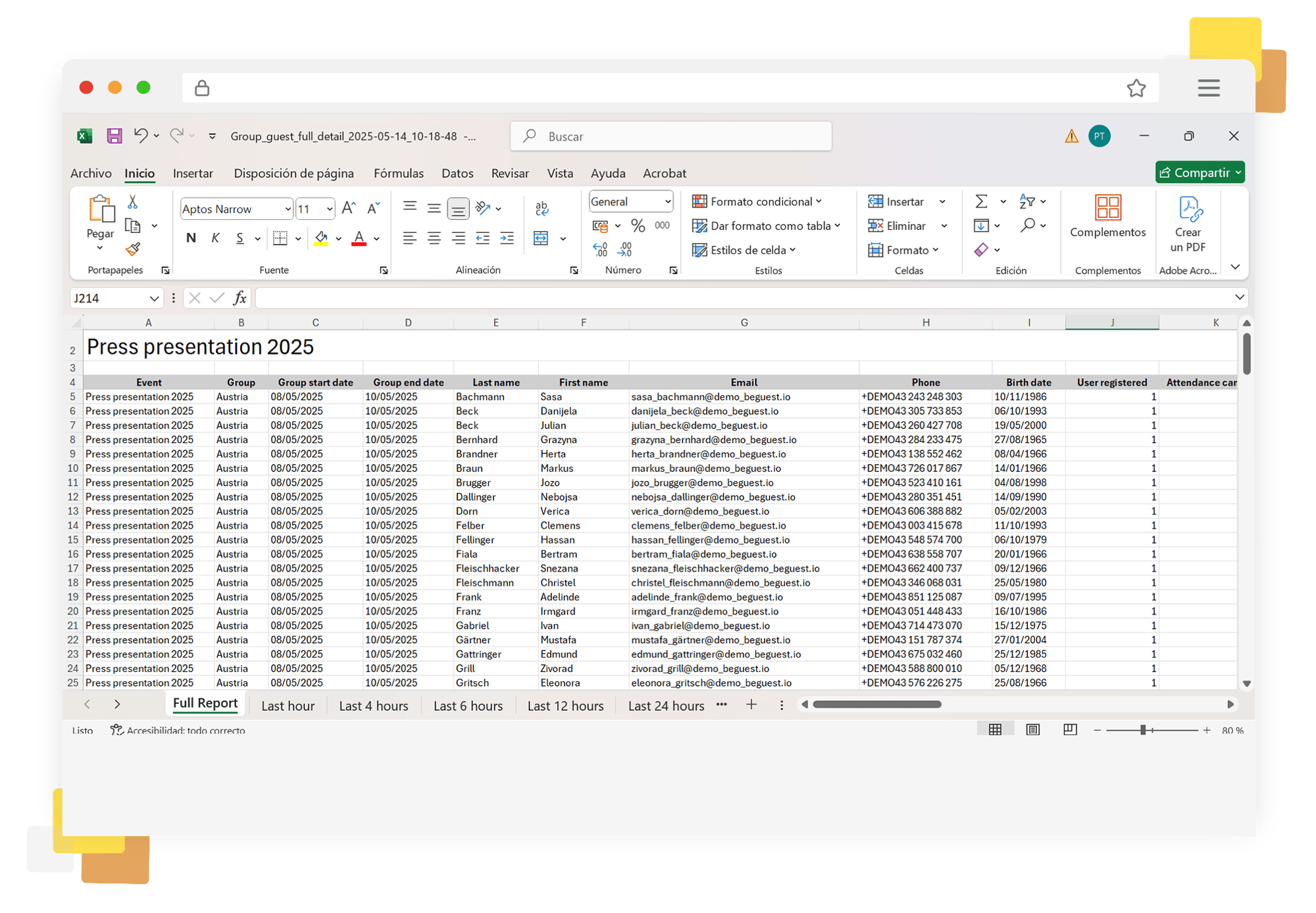 Informes de eventos MICE con datos en tiempo real sobre asistencia, costes y ocupación hotelera Informes de eventos MICE con datos en tiempo real sobre asistencia, costes y ocupación hotelera