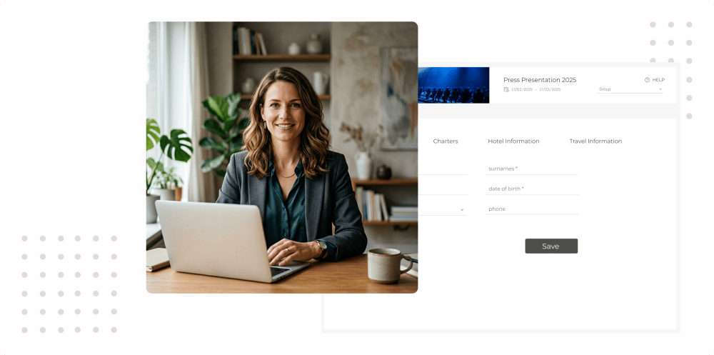 Gestión de invitados para eventos desde un portal centralizado 