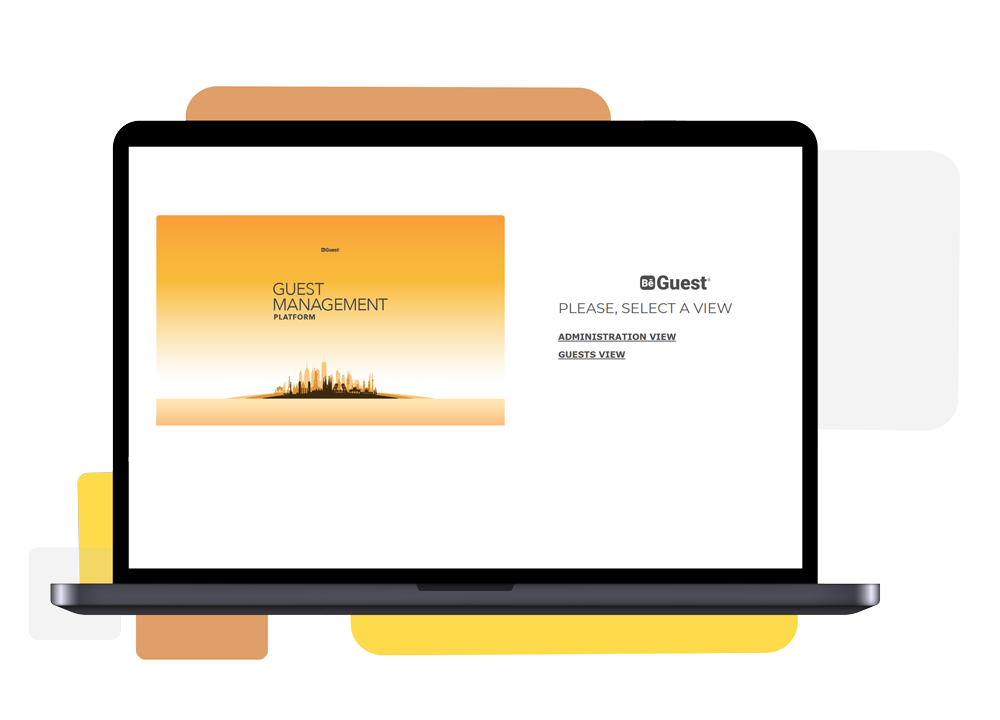 BeGuest welcome page, showing flexible solution for organizing any type of corporate event BeGuest welcome page, showing flexible solution for organizing any type of corporate event