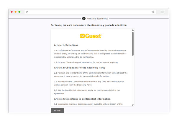Activa la firma digital de documentos con plantillas desde el portal de invitados antes del evento Activa la firma digital de documentos con plantillas desde el portal de invitados antes del evento