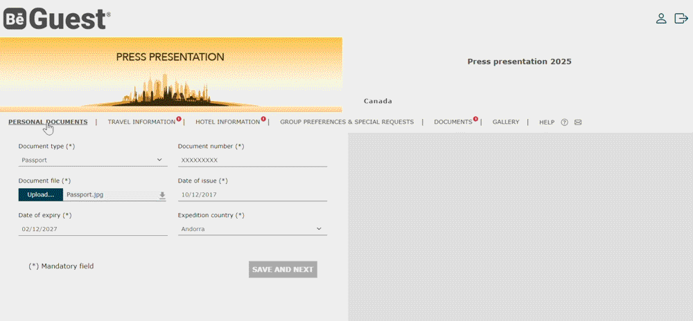 BeGuest event management software displaying the files and galleries section for organizing and sharing event content» BeGuest event management software displaying the files and galleries section for organizing and sharing event content»