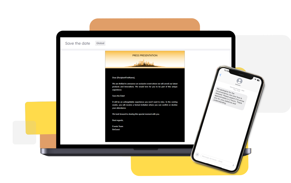 All-in-one BeGuest dashboard for managing costs, personalization, reports, and event logistics All-in-one BeGuest dashboard for managing costs, personalization, reports, and event logistics