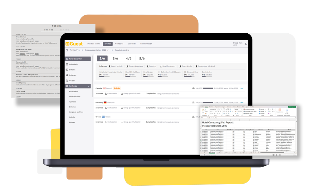 BeGuest, plataforma todo en uno para eventos MICE con control de gastos, informes y personalización BeGuest, plataforma todo en uno para eventos MICE con control de gastos, informes y personalización