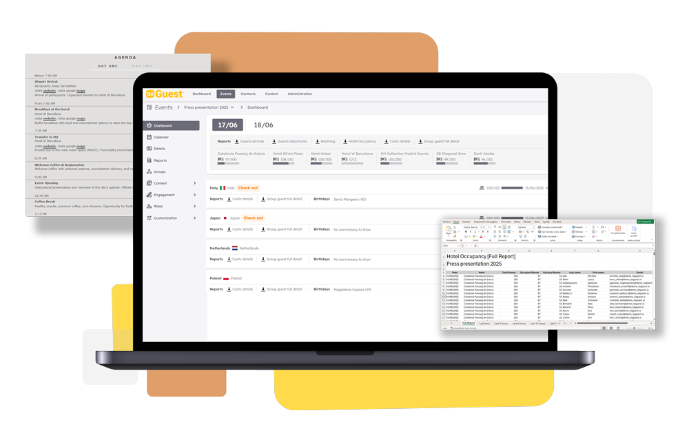 Send real-time personalized event updates via email or SMS with BeGuest messaging tools Send real-time personalized event updates via email or SMS with BeGuest messaging tools