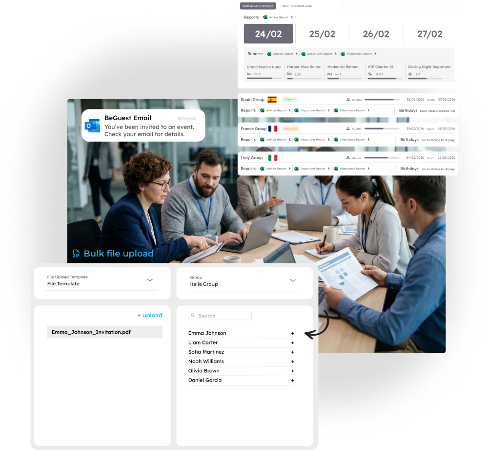 Custom forms for medical congress data collection