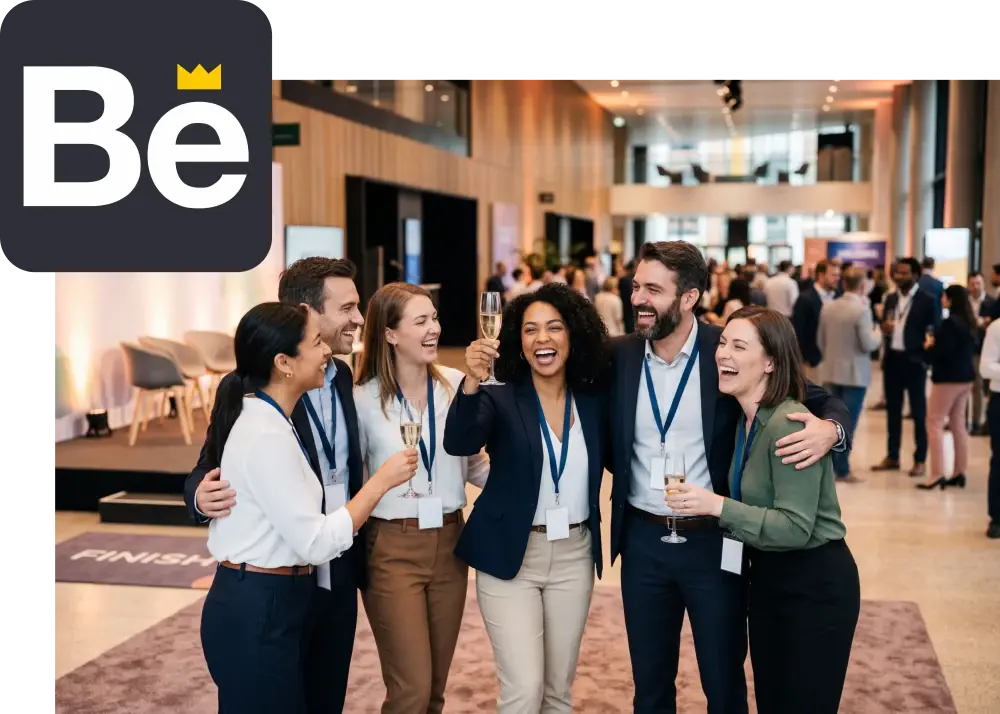 Branded event experience managed with BeGuest